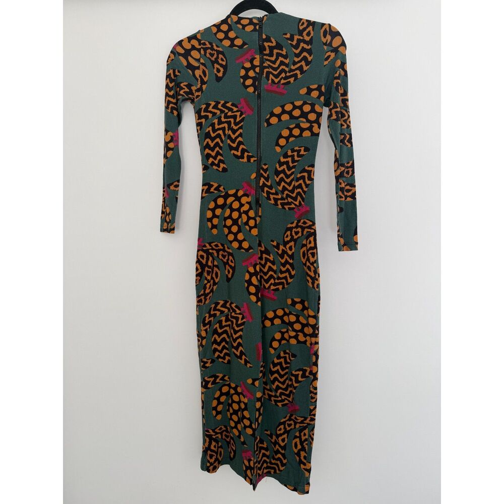 Farm Rio Teal Banana Dress XS NWOT - Picture 6 of 6
